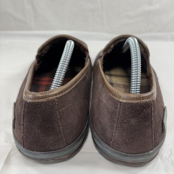 Woolrich Mens Brown Leather Slip On Loafer Shoes - Picture 12 of 14